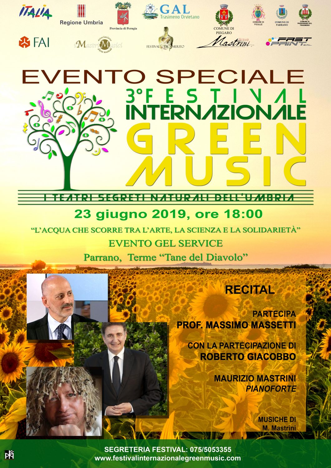 2019-06-23 Water streaming... - Maurizio Mastrini with Roberto Giacobbo and Massimo Massetti